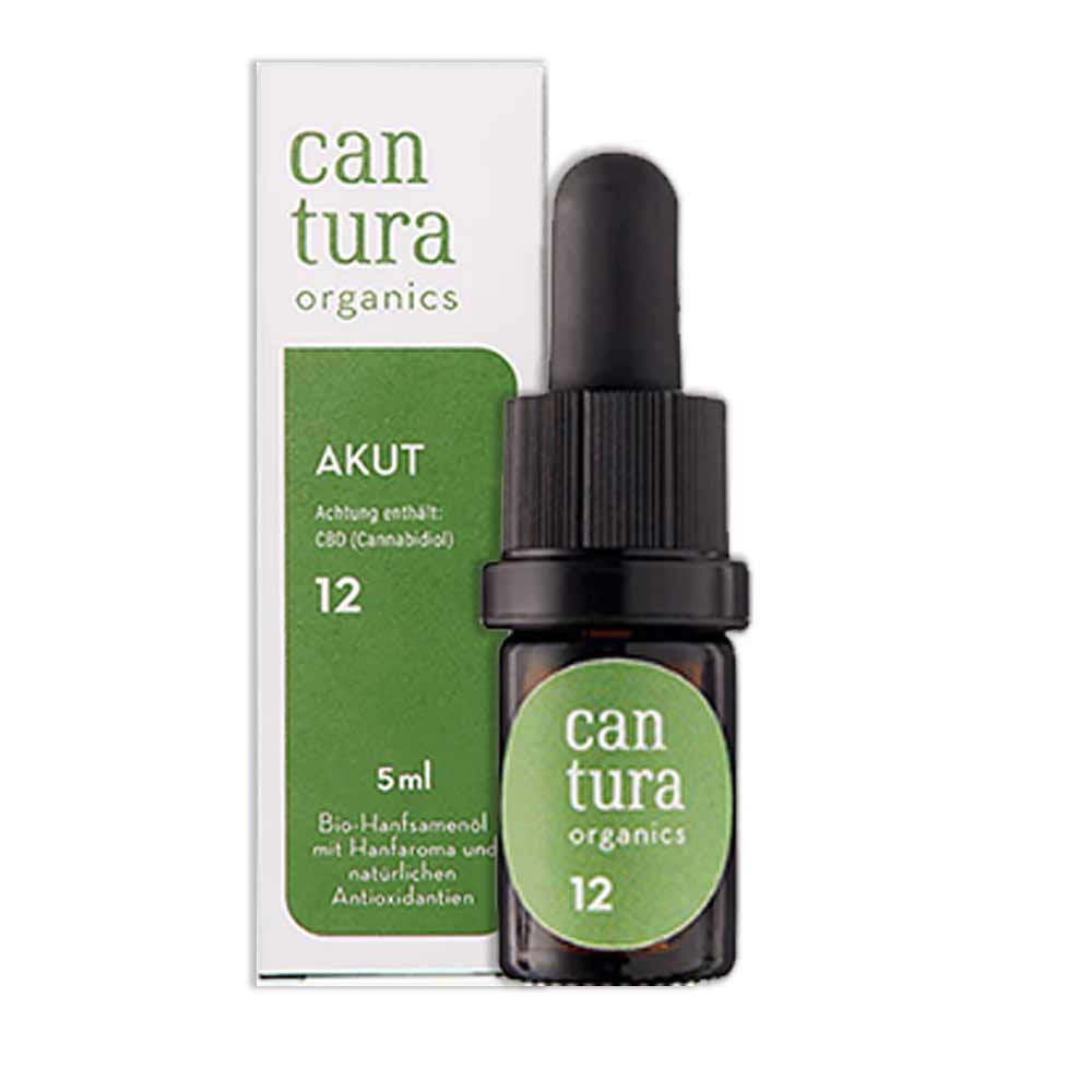 Cantura Organics Akut Bio CBD-Öl Hanföl 