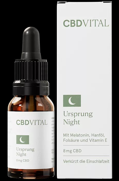 CBD VITAL - Ursprung NIGHT - CBD Öl 3,6% (360mg) - 15ml