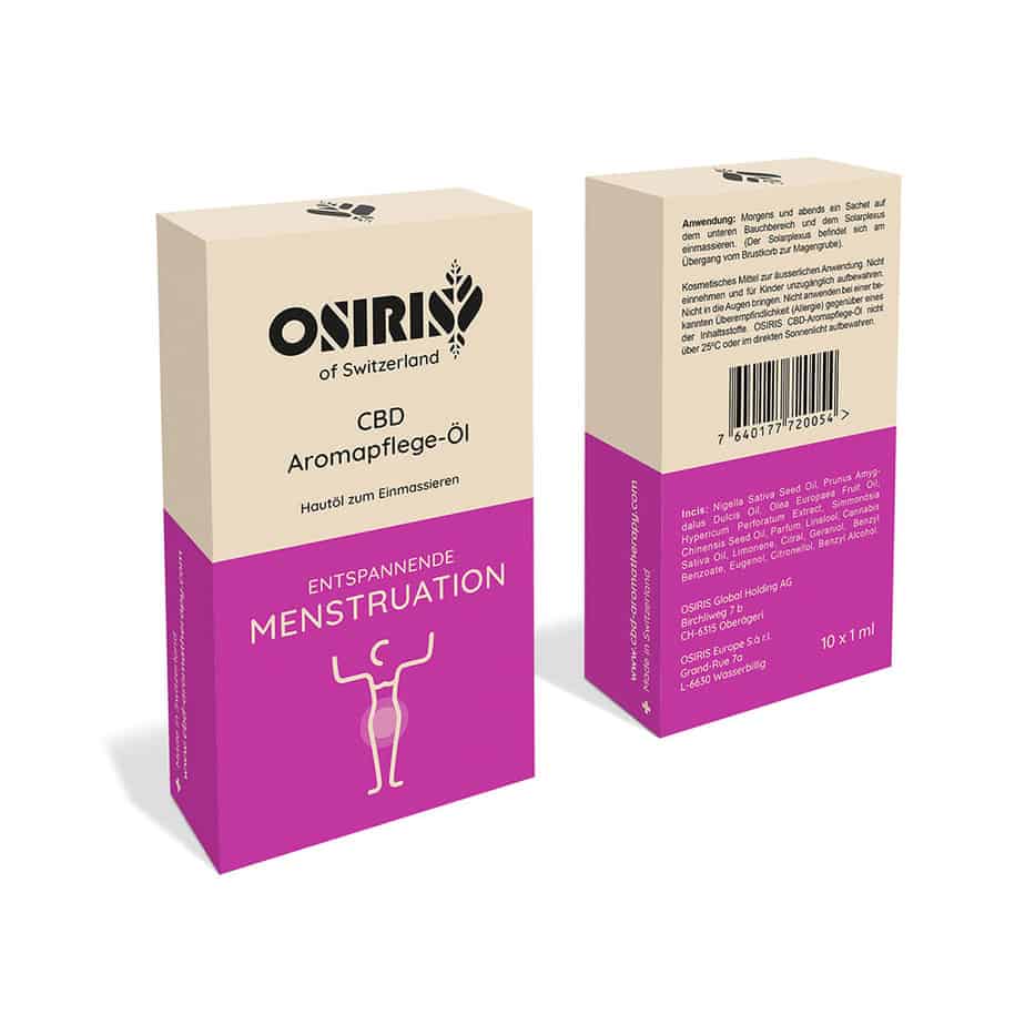 Osiris Menstruation CBD Aromapflege CBD-Öl